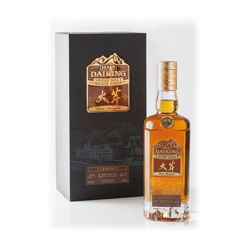 大芹波本单桶威士忌  麦芽棕